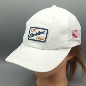 Blackstone Golf Club EST 2006 US Flag Hat Cap Imperial White OSFA Strapback